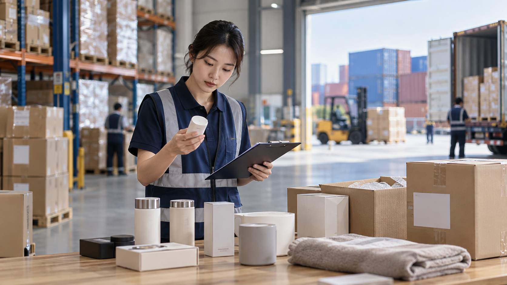 Control de calidad y operación logística de importación