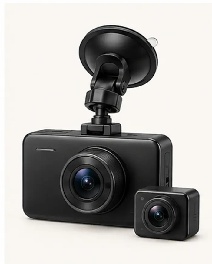 Dashcam dual con visión nocturna
