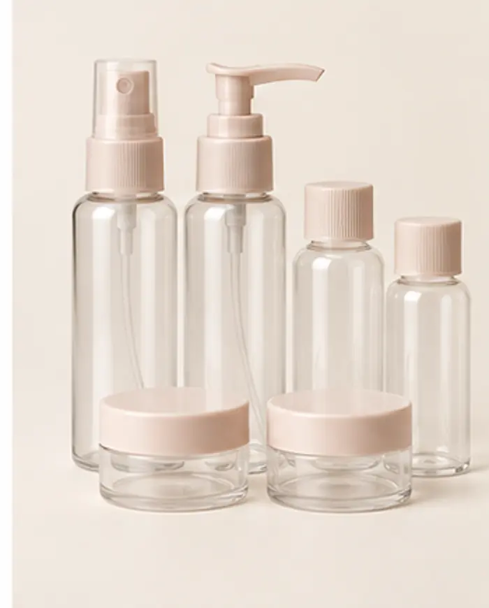 Kit de envases cosméticos de viaje