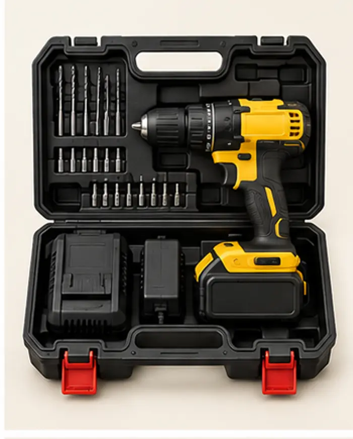 Kit de taladro brushless 21V
