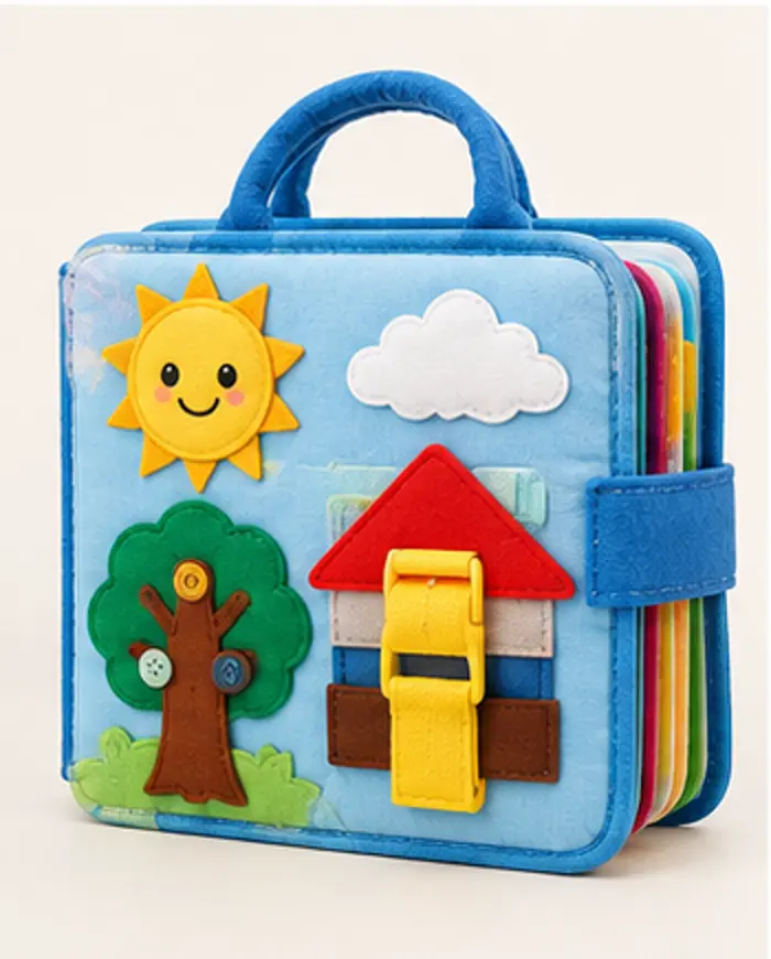 Libro busy para preescolar